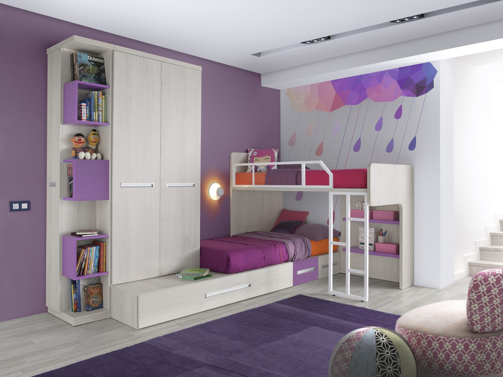 Ideas para habitaciones con literas Muebles Valsero en Valladolid